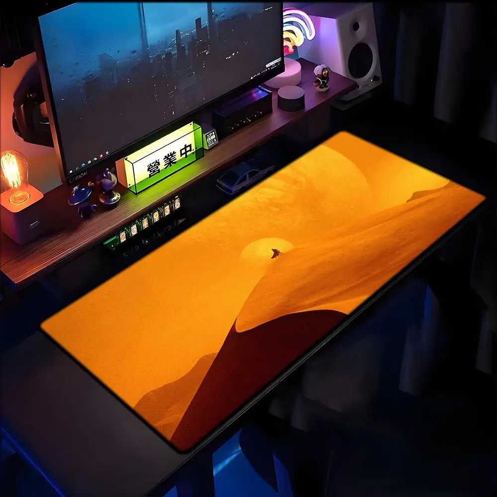 

Dune Mouse Pad Kawaii Gaming Accessories Keyboard Desk Mat Varmilo Desktop Carpet Large Tapis De Souris PC Gamer CS GO Mousepad
