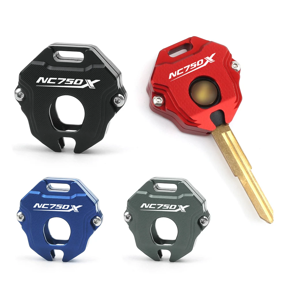 Avec Logo couvercle de clé pour Honda NC750X NC 750X 750 X DCT 2013-2024 2025 CNC porte-clés en aluminium chaîne accessoires de moto