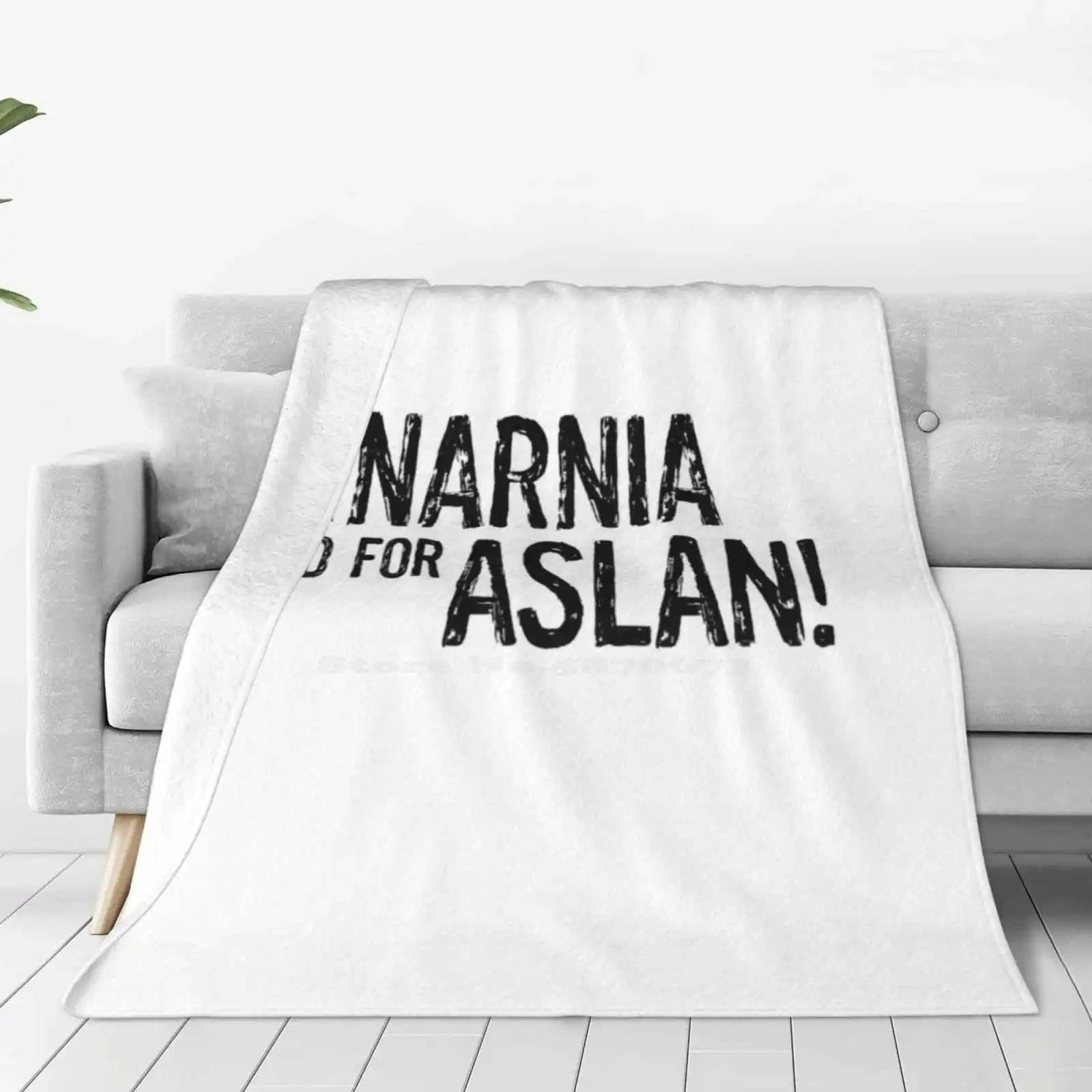 For Narnia And For Aslan! Low Price New Print Novelty Fashion Soft Warm Blanket For Narnia And For Aslan Chronicles Of Narnia