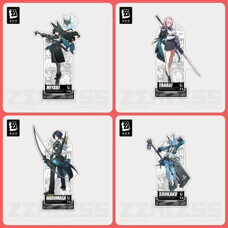 Zenless Zone Zero Official Merch MihoYo Original LH Series Acrylic Stand Hollow Special Operations Section Keychain