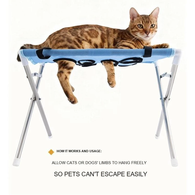 Pet Grooming Hammock – Anti-Scratch Bite Proof Dog Bathing Sling, Adjustable Washing Restraint Holder for Small Medium Dogs