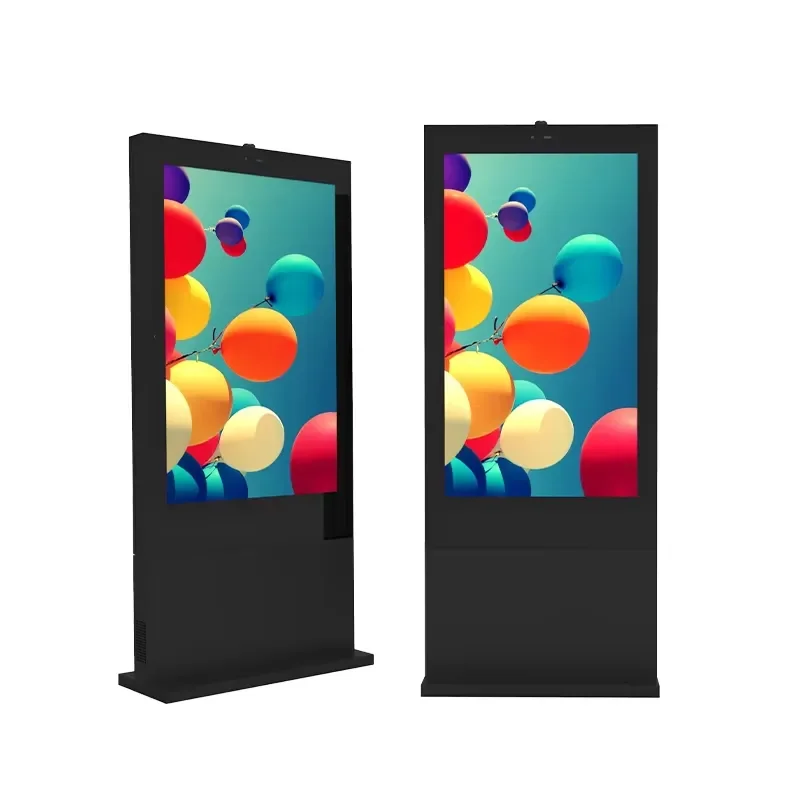 55 Inch Non-Touch IP65 Waterproof Vertical Floor Standing Outdoor LED Advertising Display Screen for Mall Street Commercial