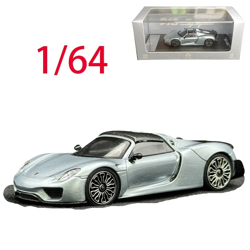 

TM Diecast 1/64 Scale Porsche Alloy Car Model Porsche 918 Spyder Play Vehicles Toys for Boys Original Box