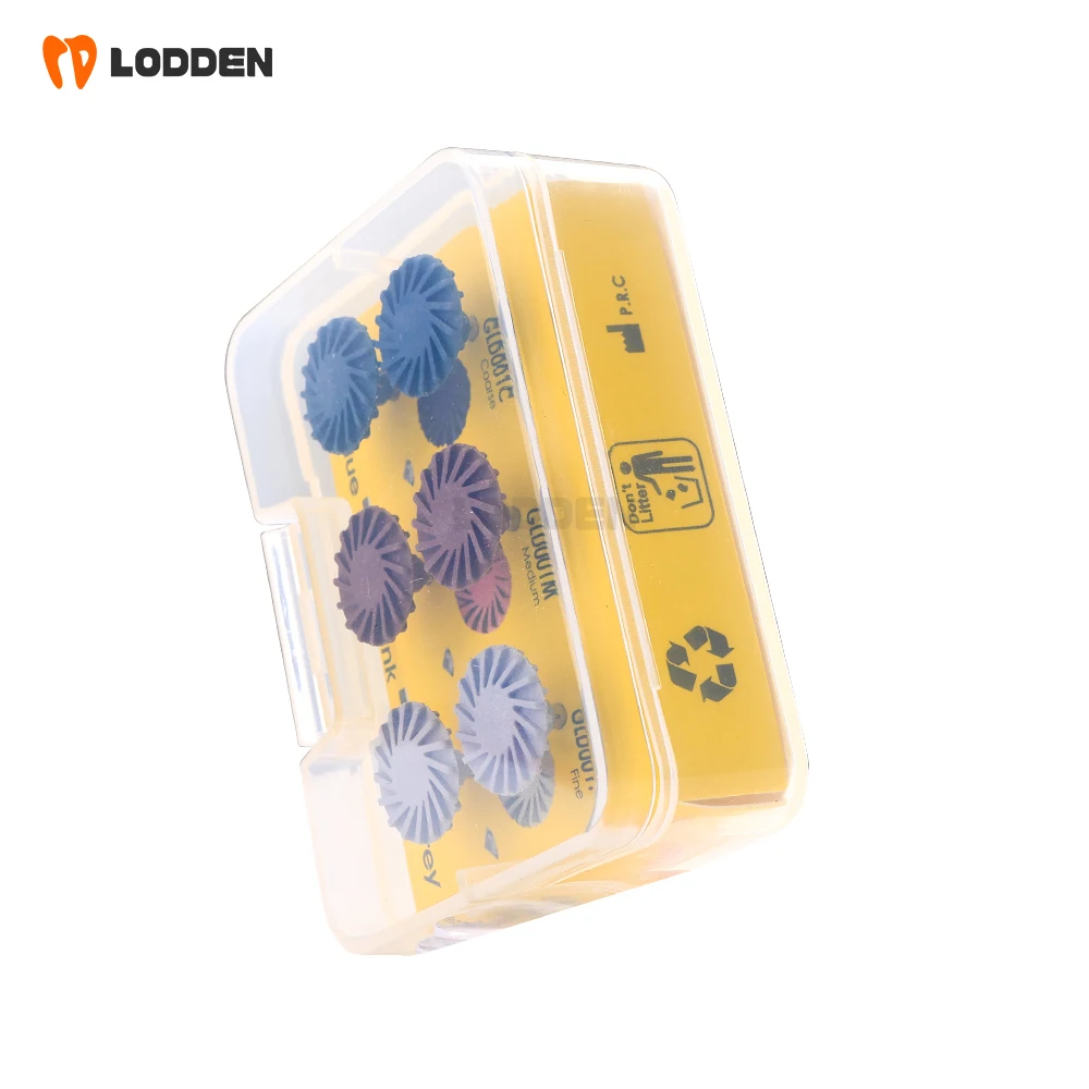 6/12Pcs Dental Rubber Polisher 14mm Wheel 3 Colors Spiral Composite Resin Polishing Disc Flex Brush Dentistry Lab Tool