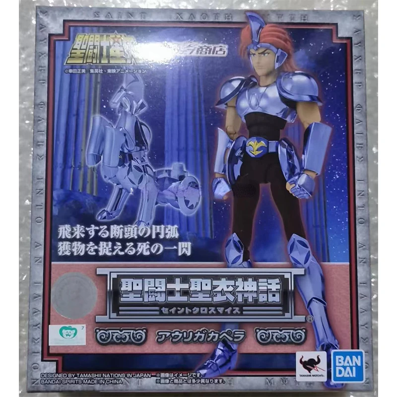 In Stock BANDAI Saint Seiya Saint Cloth Myth EX Tamashikuni Auriga Capella Silver Anime Collectible Figure Model Toy