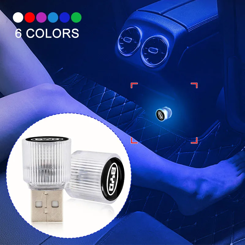 

Мини-USB светодиодный автомобильный светильник, автоматический внутренний атмосферный светильник, декоративная лампа для BYD F3 I3 F0 F6 S6 S8 E5 E6 G3 G6 L3 S7 M6 Song Qing