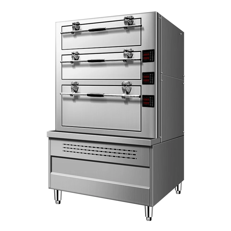 

Commercial fully automatic hotel gas large steamer intelligent electric steam steamer