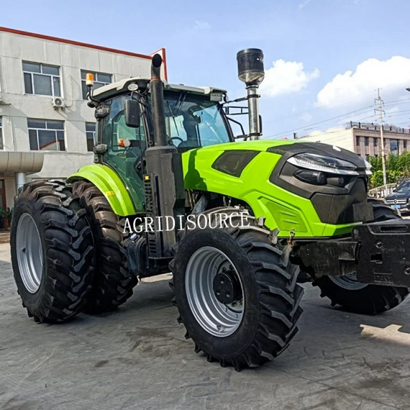 durable：Cheap Low fuel consumption diesel-powered four-wheel drive 210hp agricultural field cultivator tractor tractor engine wa