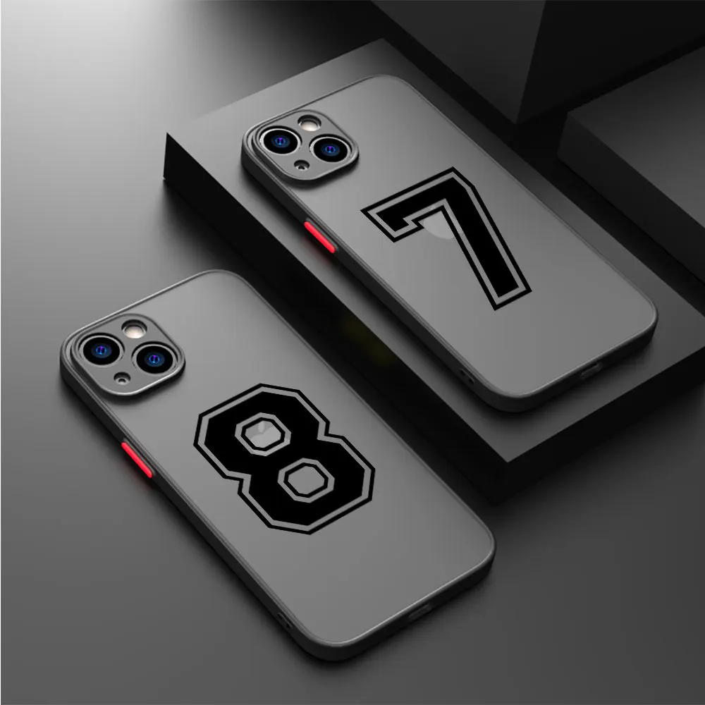 เคสโทรศัพท์ลายดาวฟุตบอลสำหรับ Apple iPhone 13 MINI SE 7 8 plus XS MAX 15PROMAX XR 11 Pro 12 14 Pro ฝาครอบด้านกันกระแทก