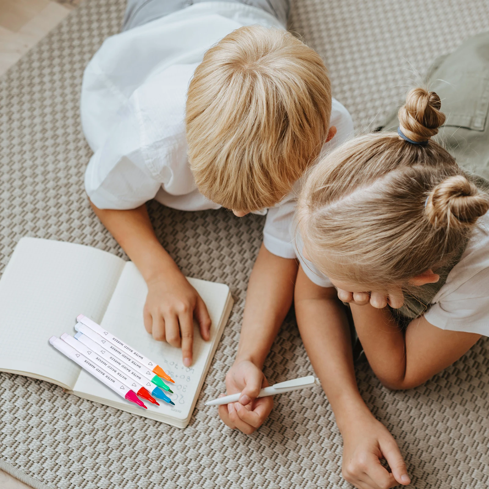 

48Pcs Marker Pens Set Dual Tip Art Drawing Pens for Coloring Sketching Portable Design Premium Quality Student Artist Supplies