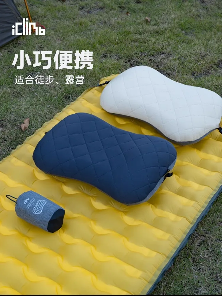 

IClimb Love Climb Inflatable Pillow Outdoor Camping Train Plane Sleeping Travel Pillow Portable Disposable