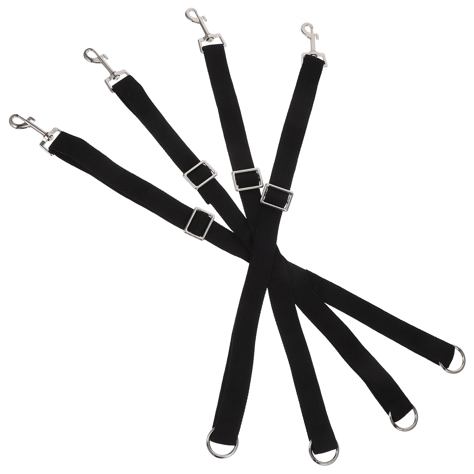 Cinghie per ganci per secchi da 4 pezzi Cinghie per ganci regolabili per bancarelle Corda fissa ad anello