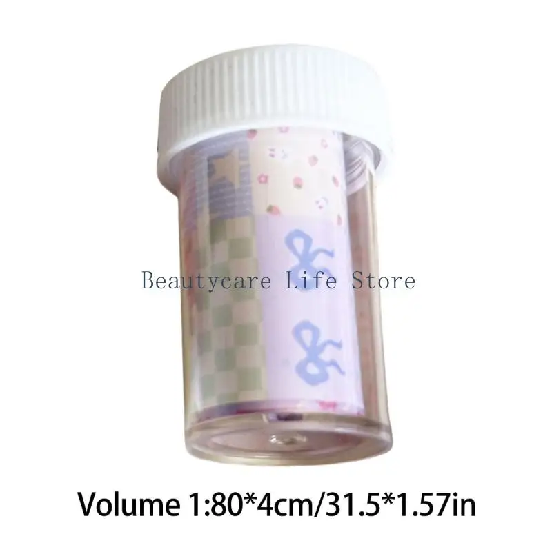 652C Naklejki na paznokci kwiatowe kraty do paznokci Transferowe naklejki na paznokcie