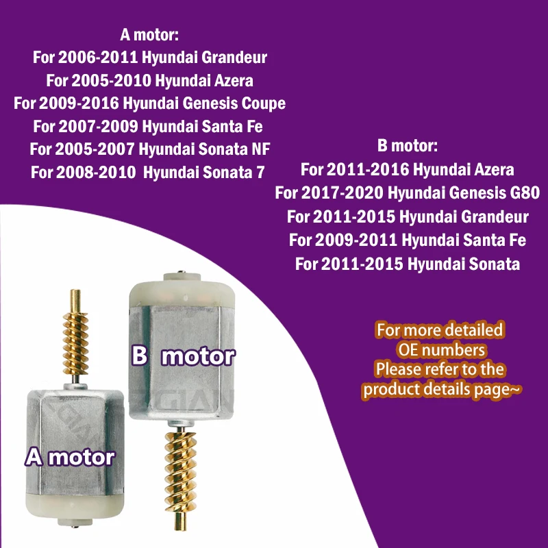 

BM-FS280/HFT VN81545/VD770817 Car door locking system 12V motor For Hyundai Grandeur/Azera/Genesis Coupe/ Santa Fe/ Sonata NF 7
