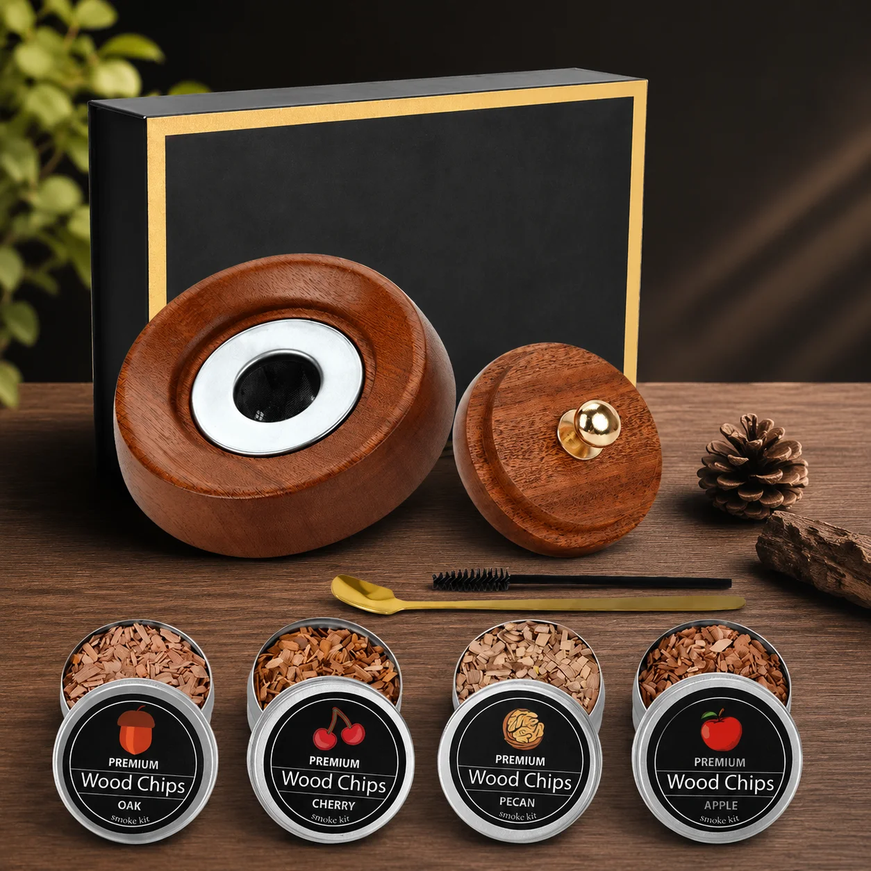 Smoking Gun Kit - Whiskey Smoker Kit Cocktail Smoke Infuser