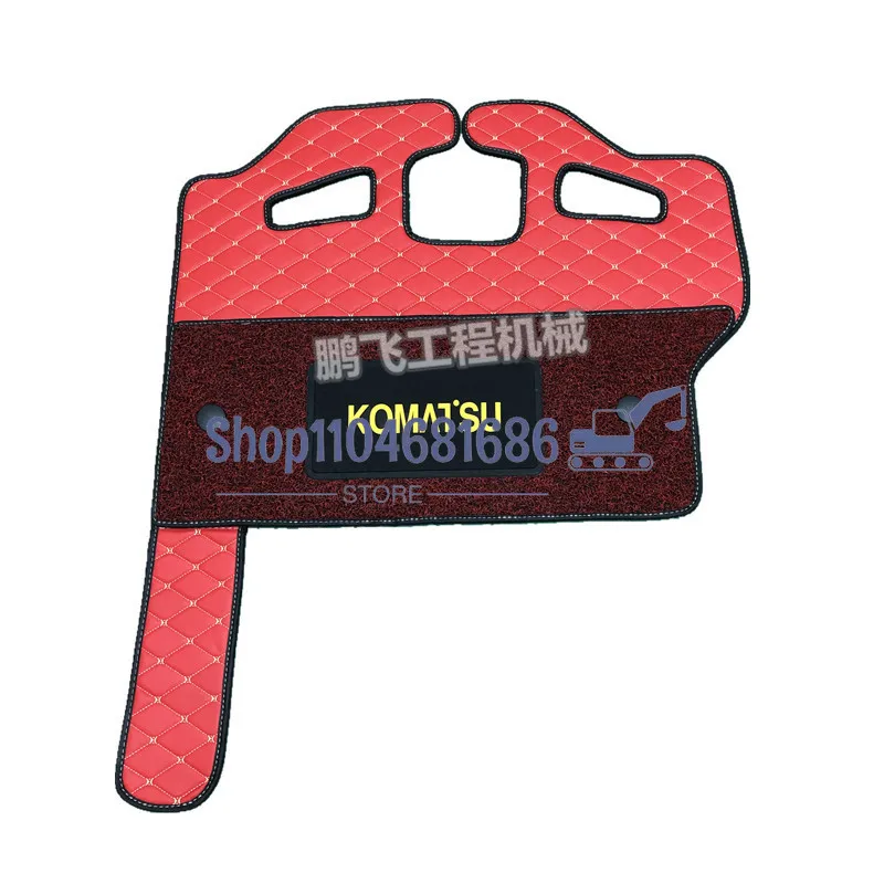 Para Komatsu Pc 120 200 210 220 240 360-8 Mo, alfombrilla de goma para suelo de cabina, accesorios para excavadora