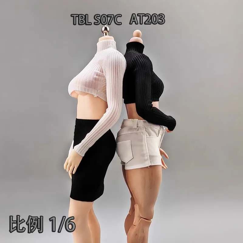 

Fanatic 1/6 Soldier Tight Fitting High Neck Long Sleeved Short T-shirt Fit 12'' Action Figure Body In Stock