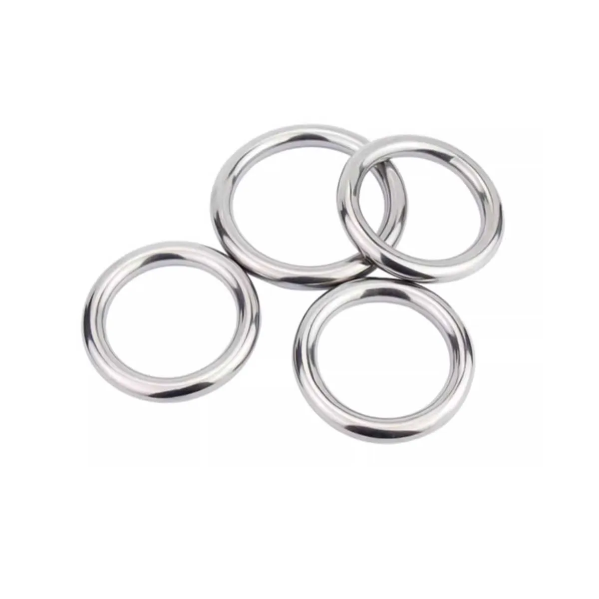 304 Stainless Steel Seamless Circular /o-Shaped Solid Steel Ring M3M4M5M6M7M8