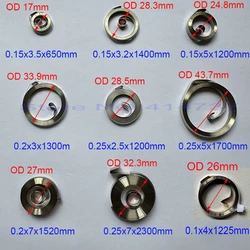 0.1--0.55mm Thickness Stainless Steel Flat Wire Coil Spring Constant Force Springs Electronic return spring