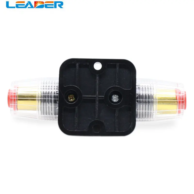 100A 50A 60A 80A 150A 12V 24 Car Truck Audio Amplifier Circuit Breaker Resetable Breaker  Amplifier Refit Fuse Adapter