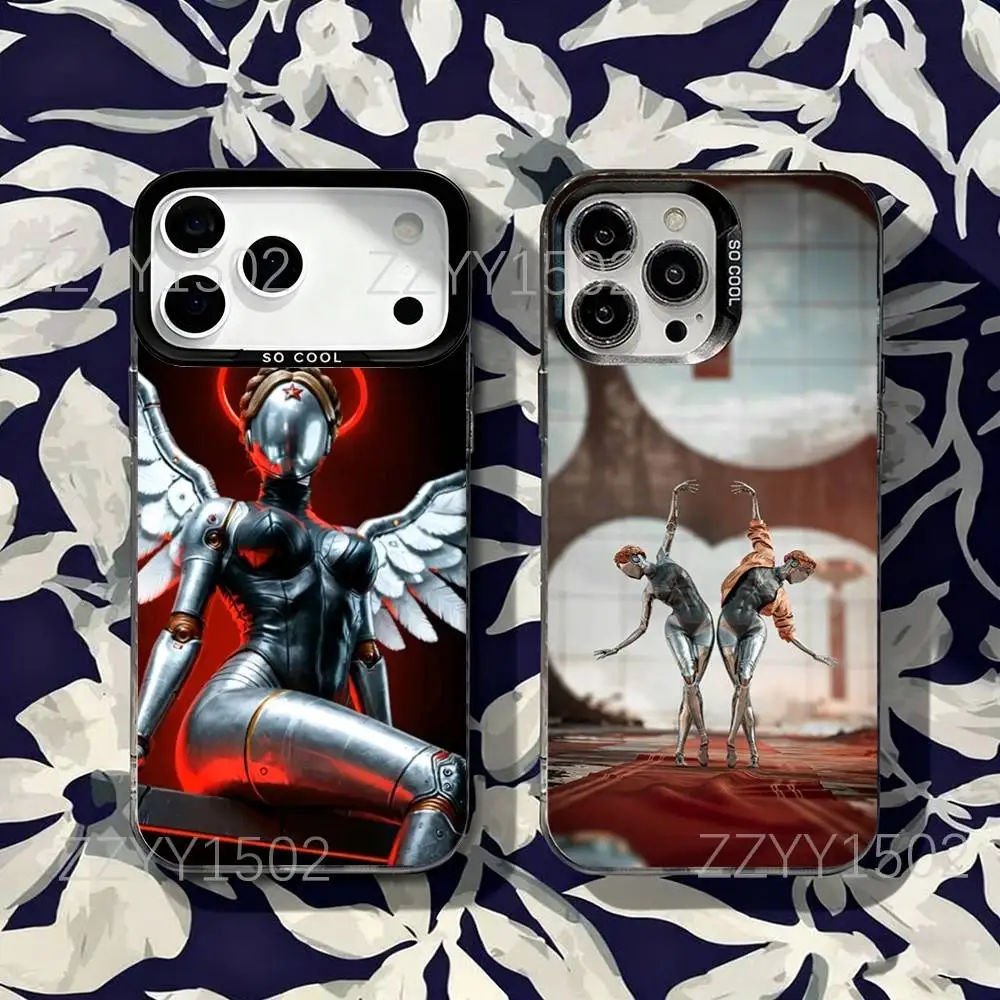 

A-Atomic Heart GAME Phone Case For iPhone 17,16,15,14,13,12,X,8,Pro,Max,Plus,SE4,Air,Mini HD Black IMD Matte