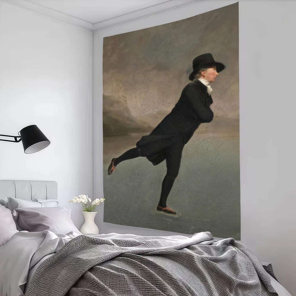 Artist H-Henry R-RaeburnS The Skating Minister flag Party Decoration Art Picnic Home Hanging Camping Outdoor Party Banner
