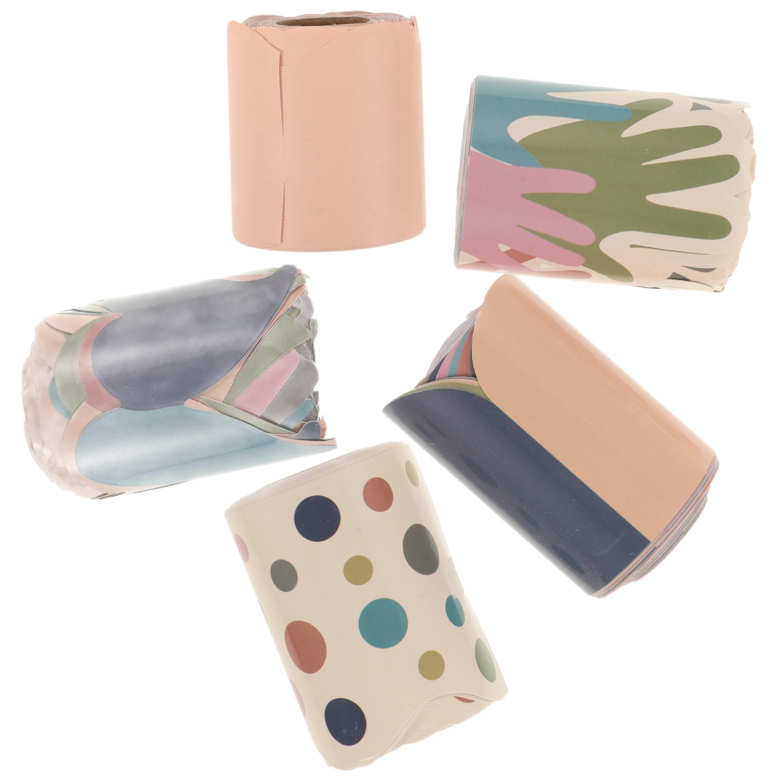 

5 рулонов водонепроницаемой доски объявлений, самоклеящаяся бумага, декоративная отделка для классной комнаты, украшения доски объявлений