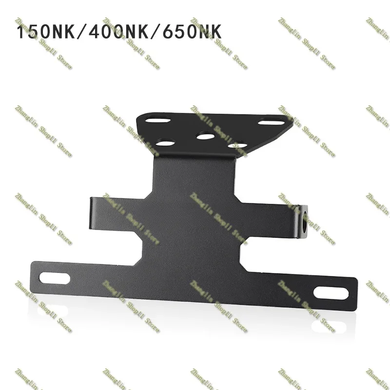 For CFMOTO NK150/400/650 250SR ST License Plate Mount Bracket Adjusted Number Plate Holder Motorcycle Registration Plate Holder