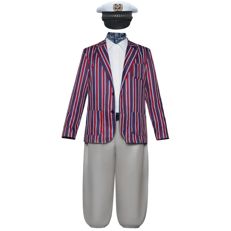 

Movie Chocolate Factory Oompa Cosplay Loompa Disguise Shirt Pants Coat Costume Adult Men Outfits Halloween Carnival Party Suit