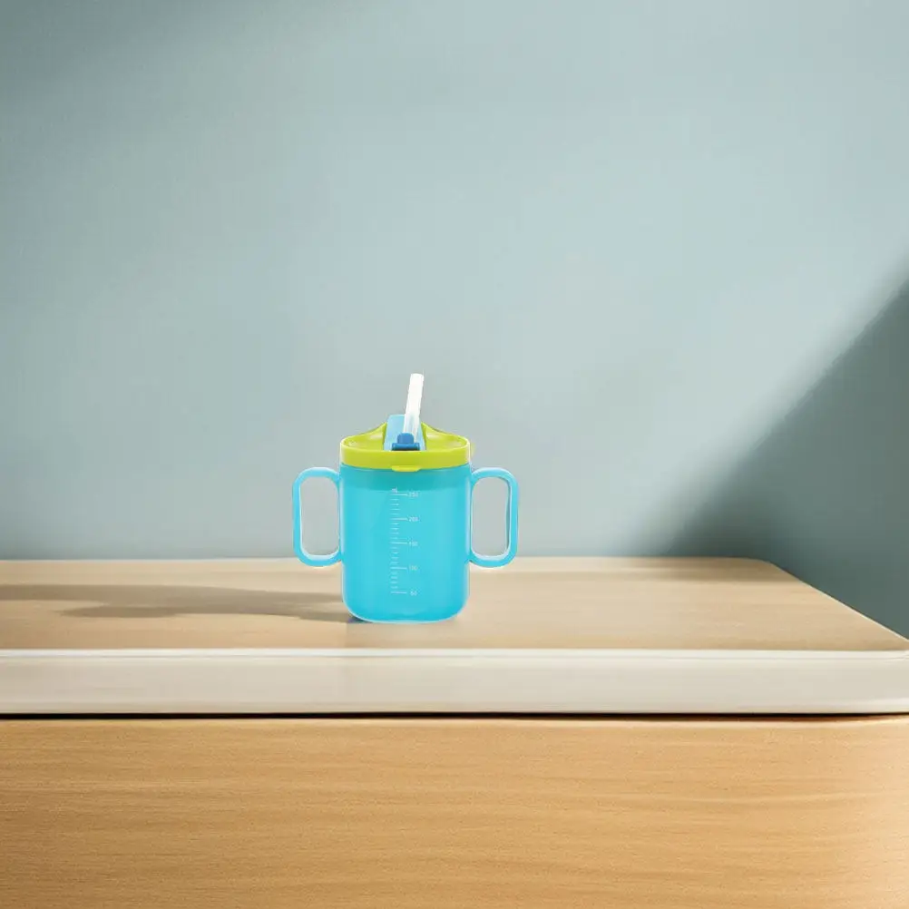 2pcs-children-cup-baby-drinking-cup-measurement-design-dual-use-straw-safe-infants-portable-non-spill-cups-adults-sippy-elderly