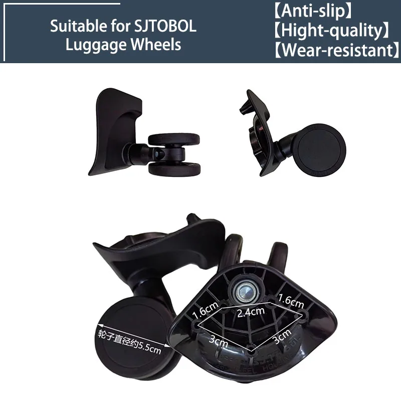 

2/4 Wheels Universal Wheels for SJTOBOL T26 Swivel Wheels Luggage Accessories Replacement Trolley Parts for Suitcase