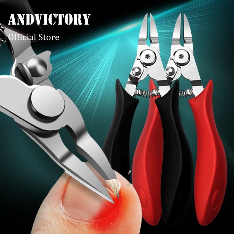 

1Pcs Toenail Clippers for Thick Ingrown Toenails Large Handle Stainless Steel Nail Clipper Cutters Pedicure Tools