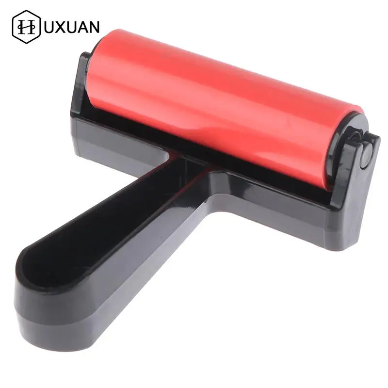 10cm Printmaking Rubber Roller Soft Brayer Craft Projects Ink And Stamping Tools Print Rollers Construction Hand Tool