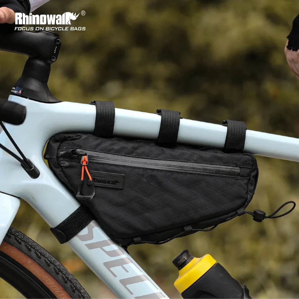 

Rhinowalk Bike Front Frame Bag Bikepacking CycliRhinowalng Travel Storage Bag Splash-Proof Bicycle Triangle Bag Bike Accessories