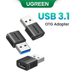 UGREEN USB 3.1 Type C OTG Adapter USB A Male to USB C Female Cable Converters For Macbook Samsung S10 Huawei USB To Type-c OTG