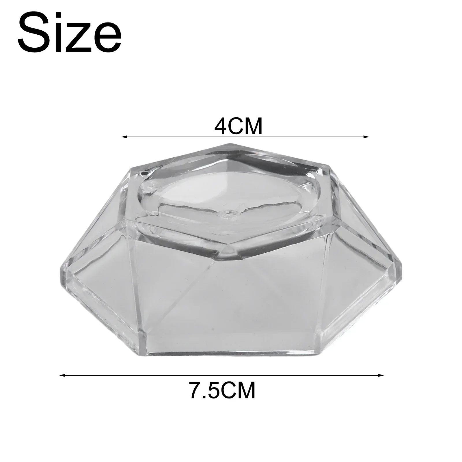 1pc Acrylic Ball Display Base Ball Display Stand Transparent Home Decor Ornament For 2 /3 / 4cm Quartz Glass Ball Holder