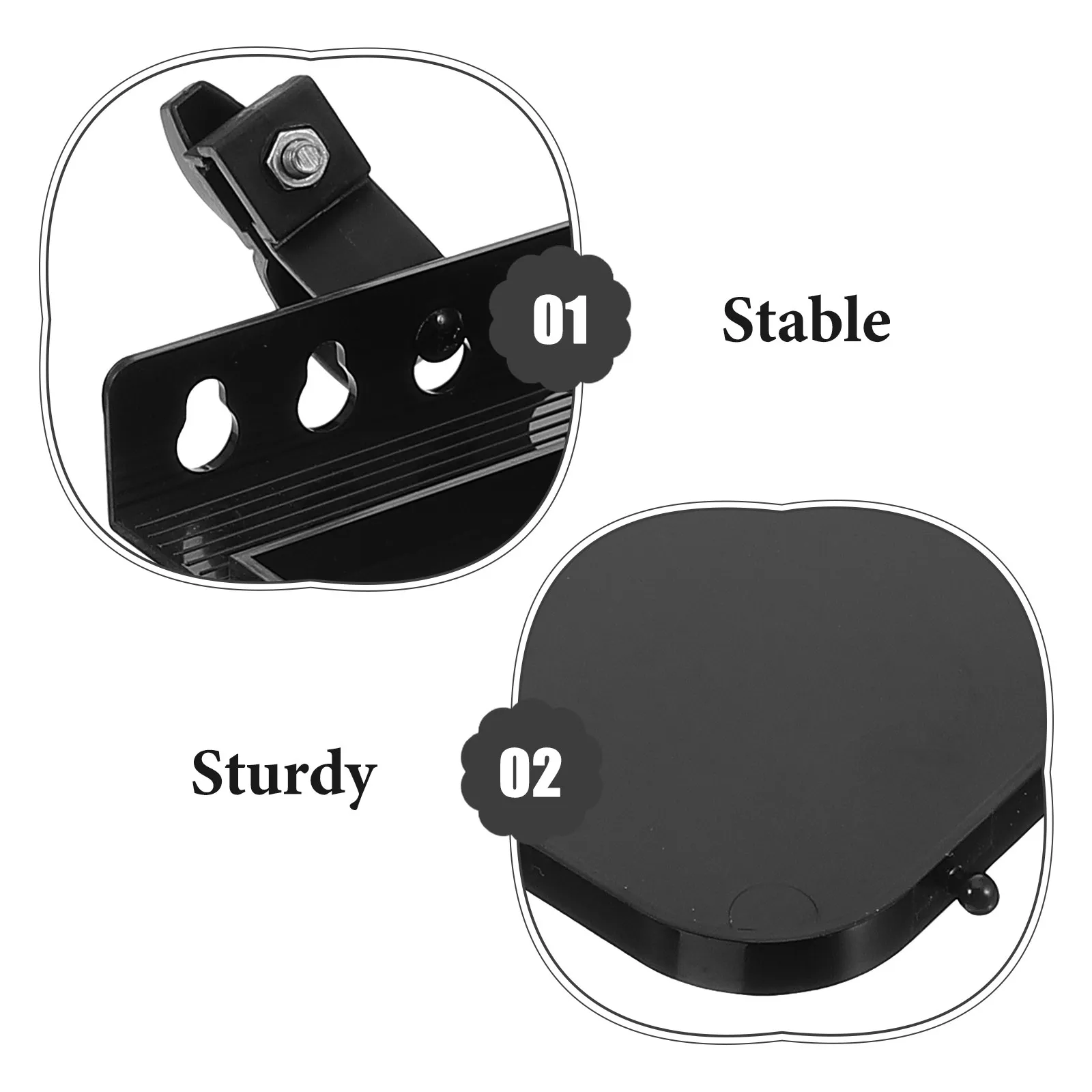 Lightweight Detachable Easel Tray for Painting Tools Mobile Phone Sound Card Keys Cup Multi Use Plastic Easel Attachment Shelf