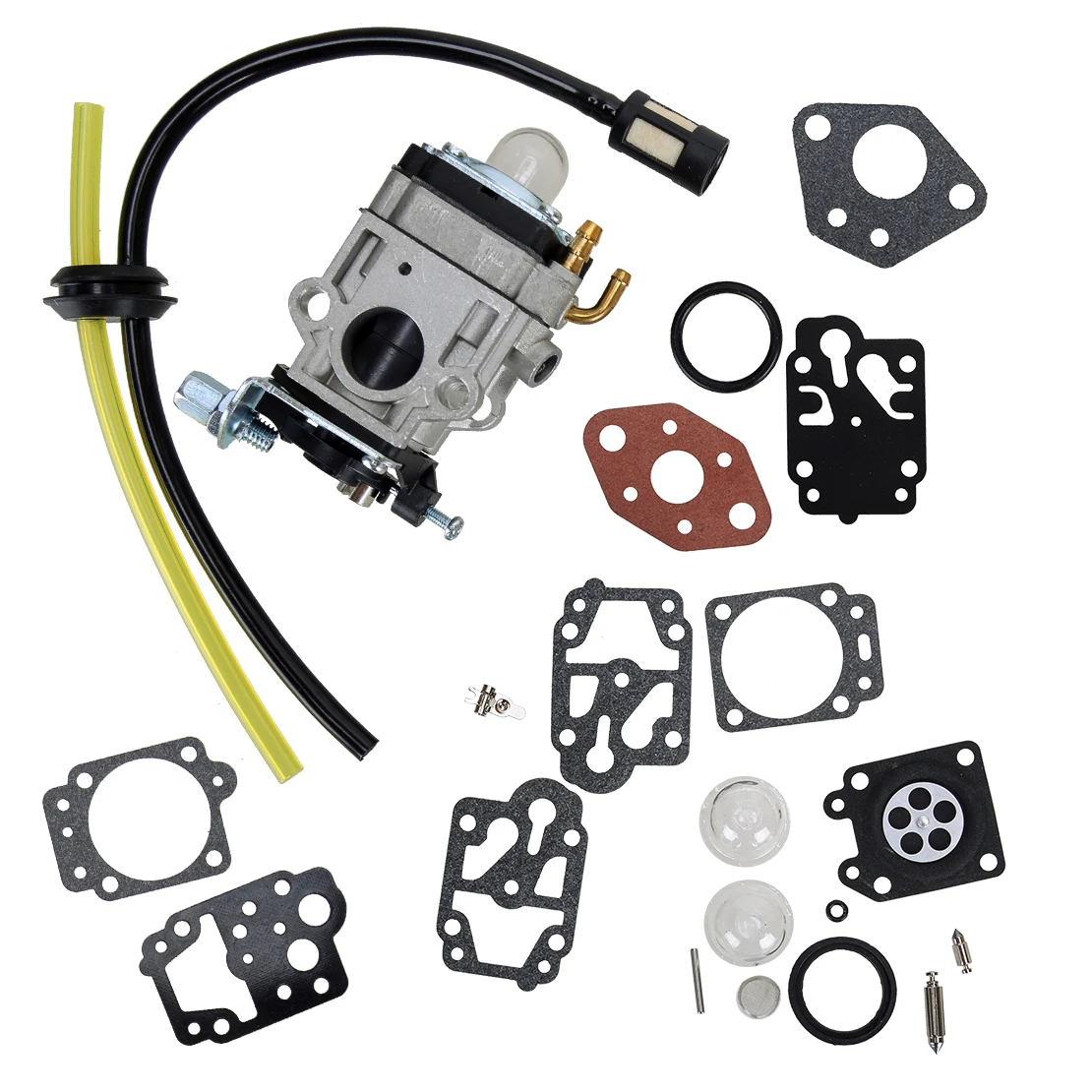 Imagem -03 - Kit de Reparo da Gaxeta do Carburador Carb Apto para Florabest Fbs 43 a1 Fbk b2 4in1 Parkside Pbk a1 Pbs a1 Brushcutter