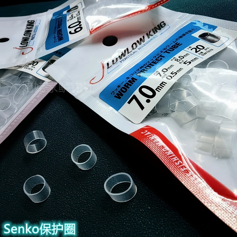 سنكو دائرة حماية لالمعكرونة دودة الطريق Subsoft الطعم الرصاص الوجه الصيد أحمق ياماموتو OSP الملحقات أداة