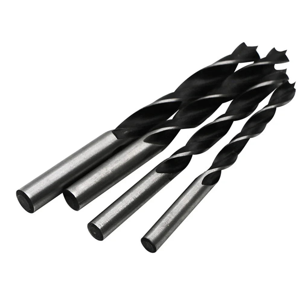 

Round Shank Drill Bits Woodworking Drill Woodworking Drilling 7Pcs Set Carbon Steel Round Shank Three Point High Hardness