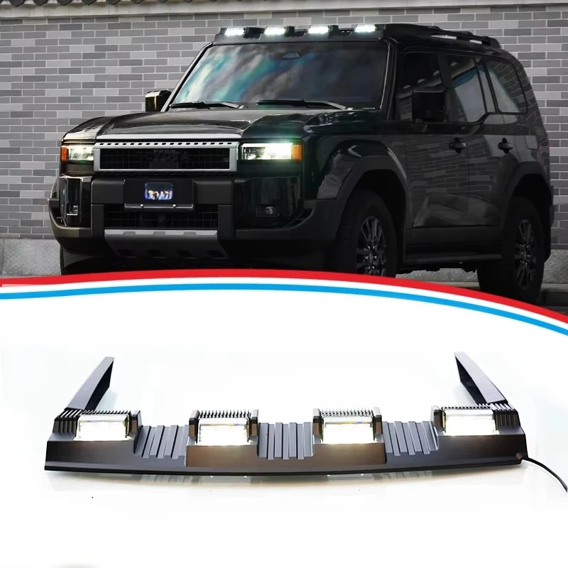 

Quality TXR Car Roof Searchlight New Design Remote Control Change Colors Top Led For Toyota Land Cruiser Prado LC250 2024