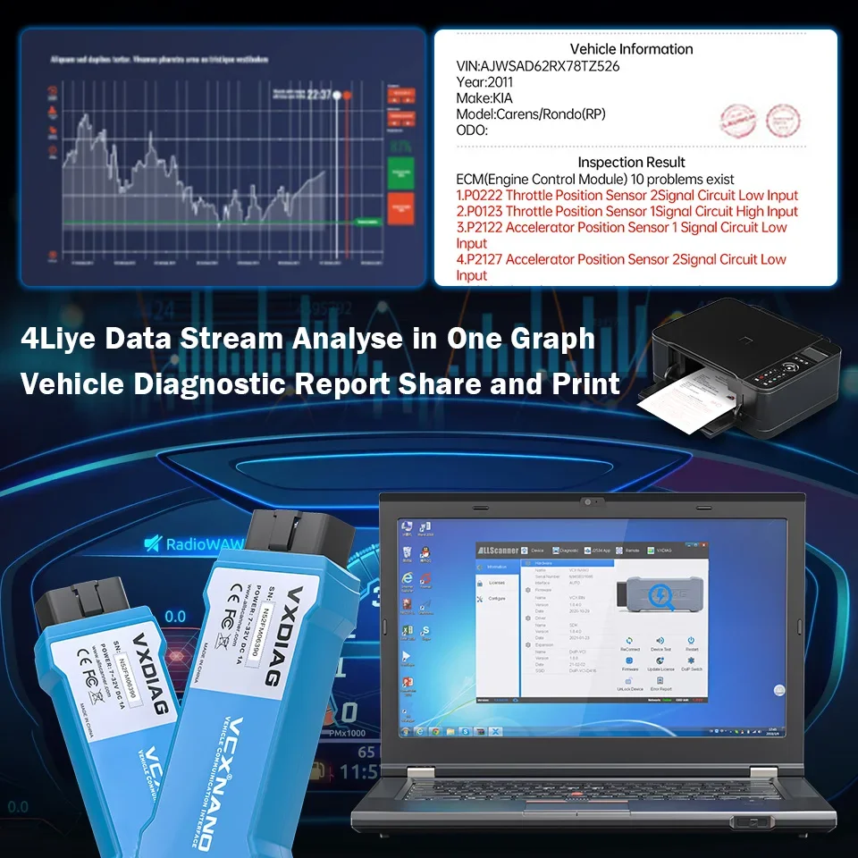 VXDIAG VCX NANO for Toyota TIS for Lexus VCI J2534 ECU Programming Coding Car Diagnostic Tool NX400 OBD2 Scanner Code Reader view 4