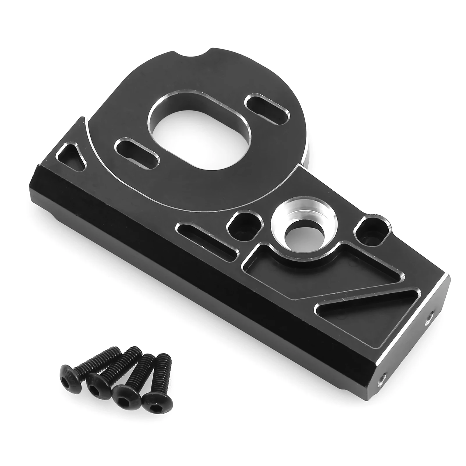 Montagem do motor de liga de alumínio para carro RC, peças pretas, Axial SCX10 Pro AXI03028, 1/10 RC acessórios do carro, 1pc
