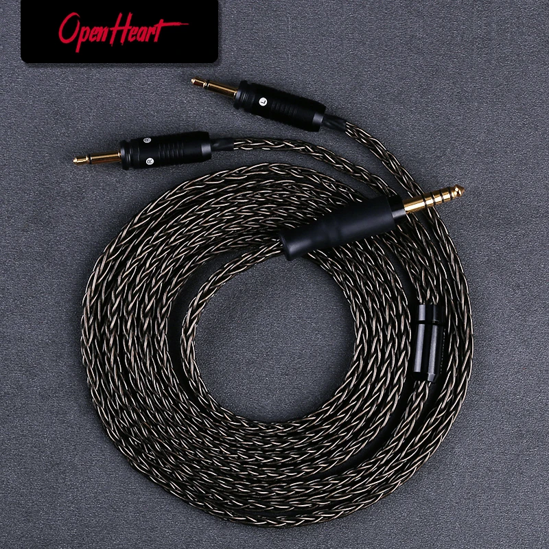 

OPENHEART 16 Core Headphone Cable For Focal Celestee/Clear/Elear/Elex/Elegia XLR 4.4mm 2m 3m Upgrade Balanced Cable Silver Plate