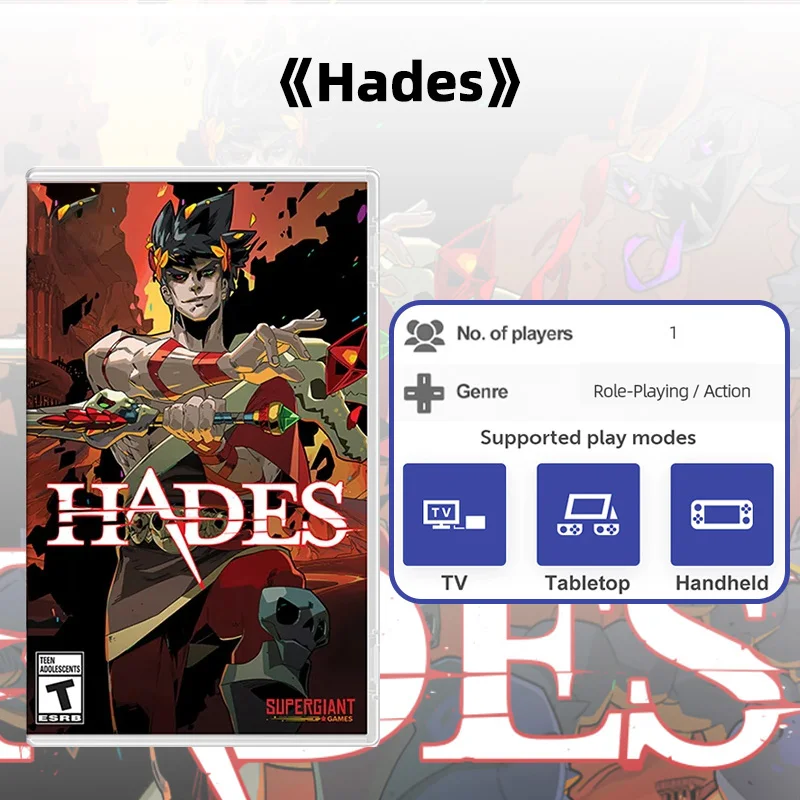 ARTSWIFT Store Hades Original Cartridge Physical Card Brand New Multi-Language for NS