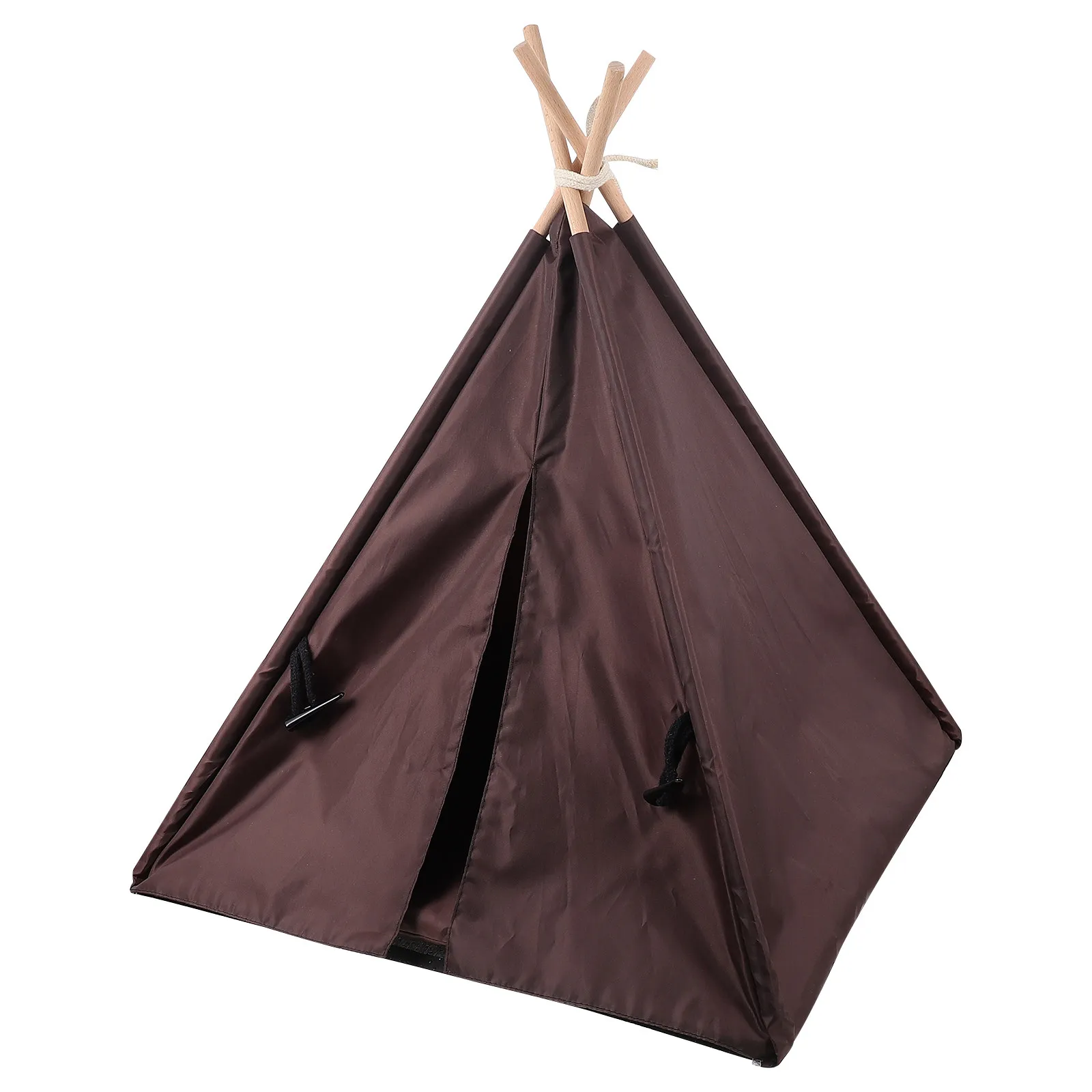 Tienda de campaña impermeable para mascotas, tipi para perros de tela Oxford, cama portátil para perros pequeños y gatos, caseta interior, cama para dormir para gatos