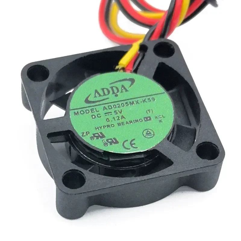 Ultra-Thin 6mm High-Rotation 2506 2.5cm Micro 5V 0.12A AD0205MX-K59 Fan for ADDA