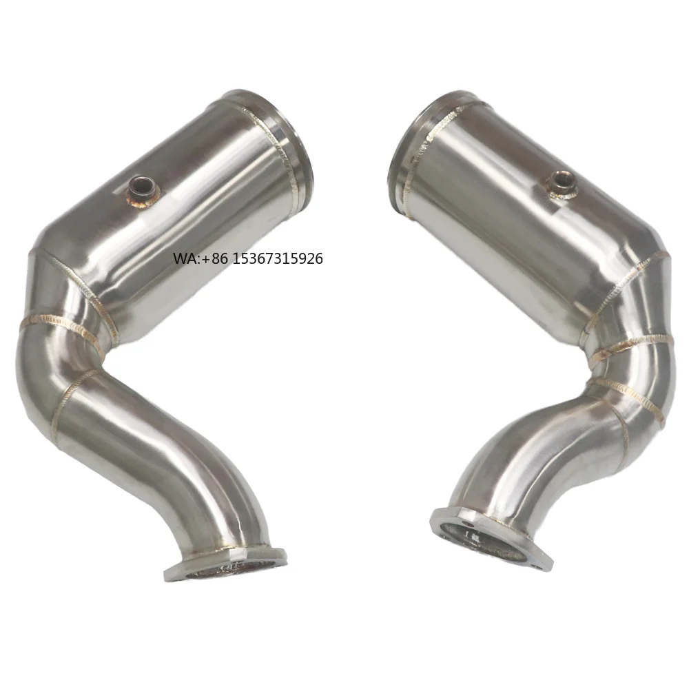 

New Three Way Catalytic Converter Exhaust Downpipe Macan with E3 4.0T Exhaust Downpipe