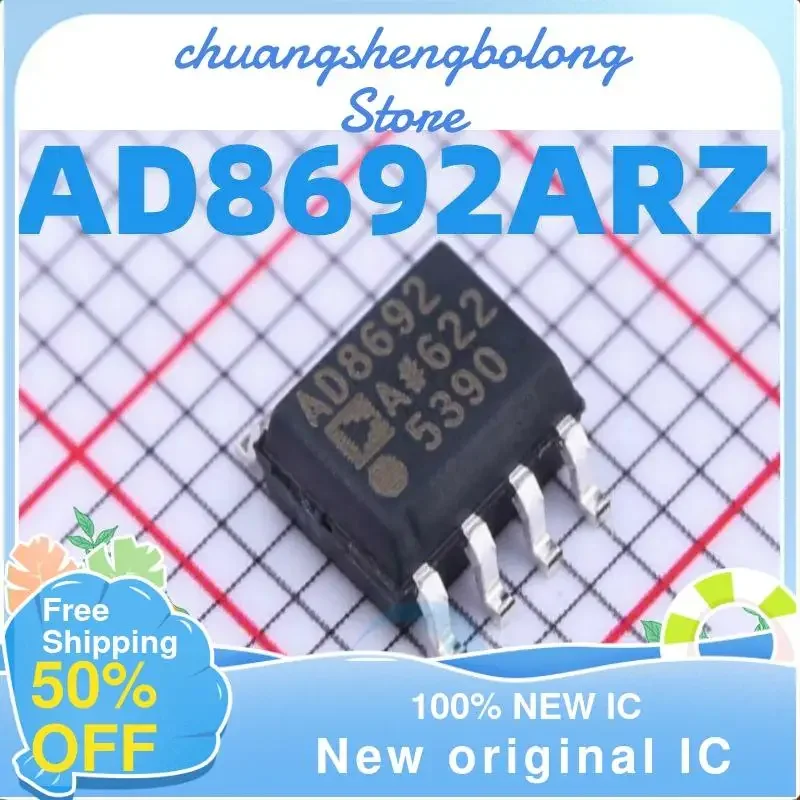 5PCS AD8692ARZ AD8692 AD8692A SOP8 Neue original IC Dual CMOS Ausgang Operationsverstärker Chip