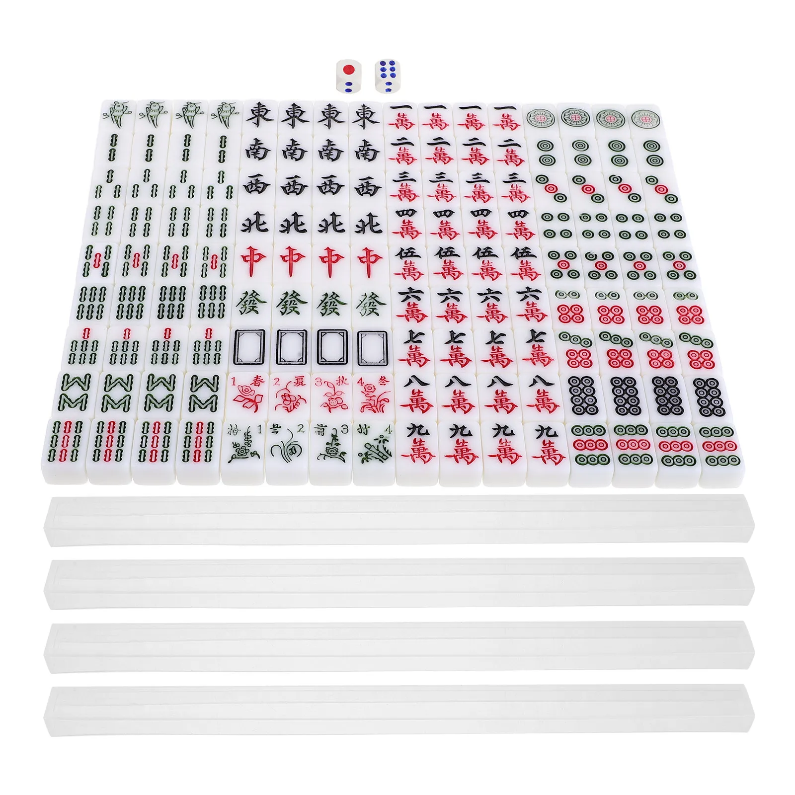 Mini Travel Mahjong Set – Lightweight, Foldable & Compact for Vacation, Family Fun and Social Games